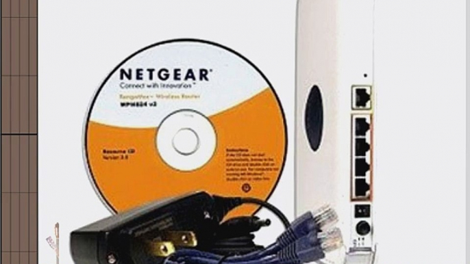 NETGEAR WPN824 RangeMax Wireless Router - Wireless router - 4-port switch - 802.11 Super G