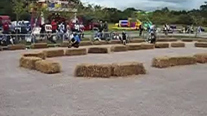 Mini Moto High Side Crash