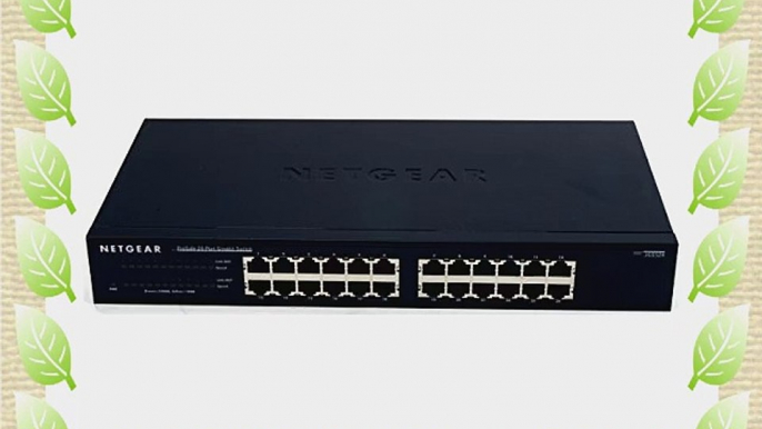 NETGEAR ProSAFE JGS524 24-Port Gigabit Rackmount Switch 10/100/1000Mbps