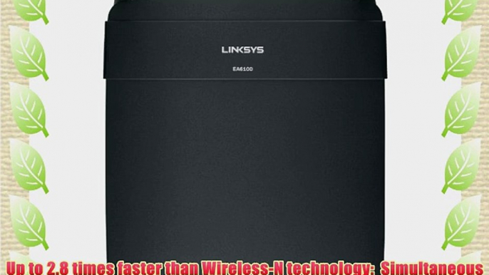 Linksys AC1200 Wi-Fi Wireless Dual-Band  Router Smart Wi-Fi App Enabled to Control Your Network