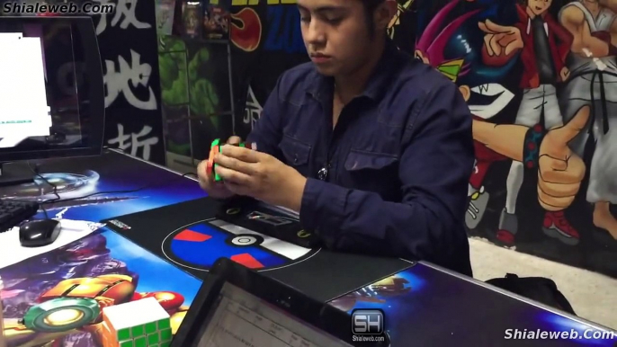 TORNEO DE CUBO RUBIK CAMPEON MEXICANO ARMANDO EL CUBO EN TIEMPO RECORD JUNIO 2015