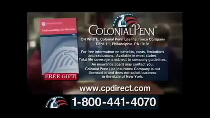 Colonial Penn TV Commercial For What Customers Like Most HuHa Ads Zone Ads Call 1-888-364-6357 For