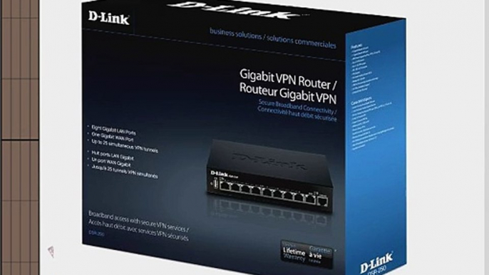 D-Link Systems Inc. Unified Services Router (DSR-250)