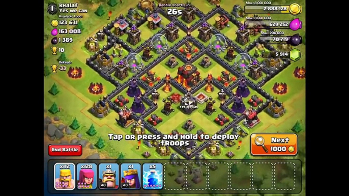 Attack Strategies Clash of Clans Attacks - BARCH Update With Level 7 Archers and Barbarians!