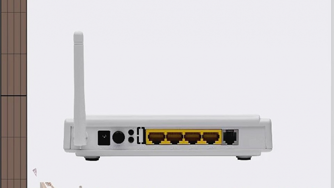 UPVEL Wireless 150Mbps Router with integrated ADSL2/2  Modem and Splitter (UR-314AN)