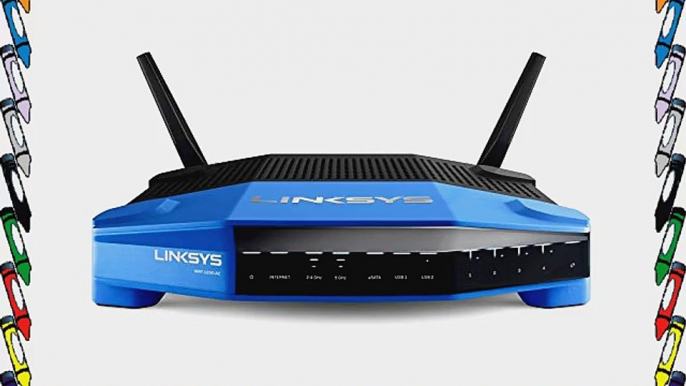 Linksys WRT AC1200 Dual-Band and Wi-Fi Wireless Router with Gigabit and USB 3.0 Ports and eSATA