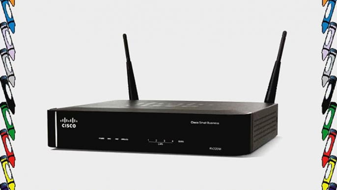 Cisco RV220W Wireless Network Security Firewall Wired and Wireless Connectivity for Small Office