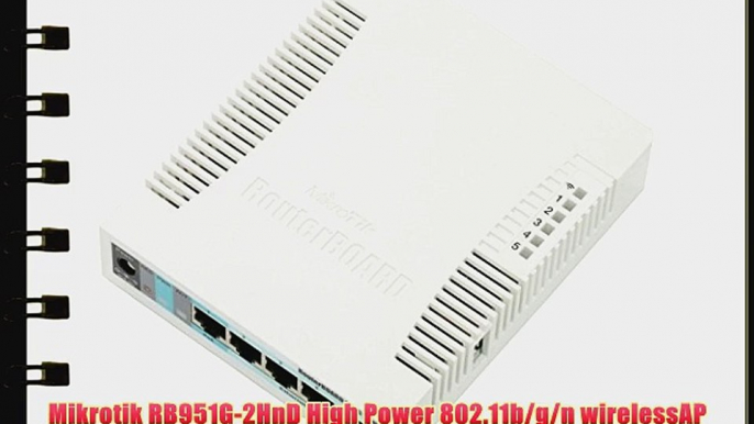 Mikrotik RB951G-2HND 5-Port Gigabit Wireless AP 1000mW