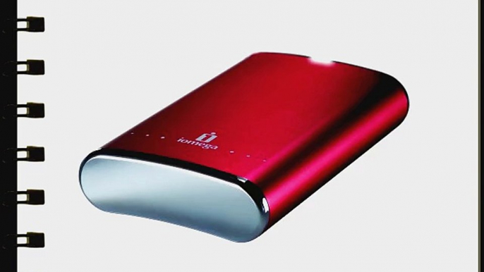 Iomega eGo Desktop Hard Drive USB 2.0 1TB Ruby Red - 34267