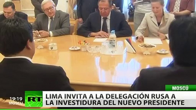 Serguéi Lavrov: 'Rusia y Perú mantienen posturas afines respecto a los asuntos mundiales'