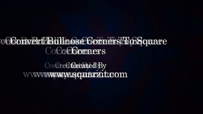 Bullnose Drywall Corners To Square Wall Corners. Convert Bullnose Corners To Square Corners