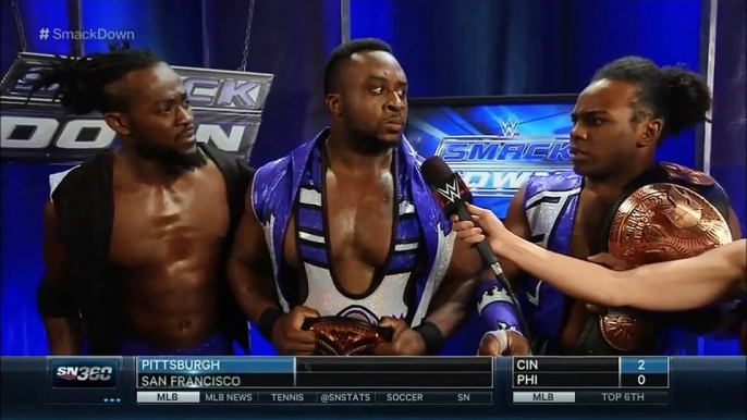 Renee Young interviews the new day (4/6/15)