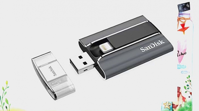 SanDisk iXpand 128GB Mobile Flash Drive with Lightning connector For iPhones iPads