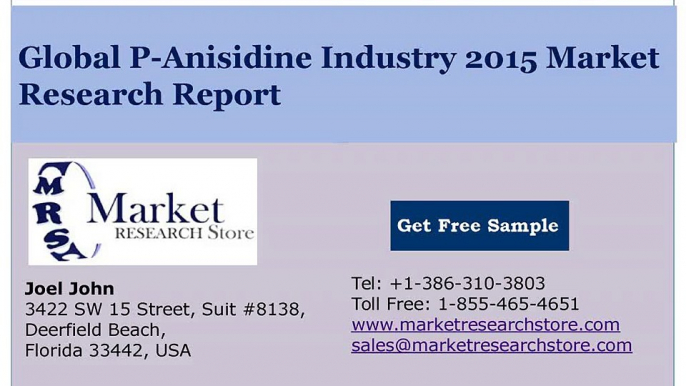 Global_p-Anisidine_Industry_2015_Market_Research_R