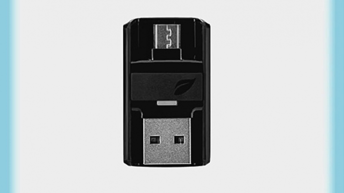 Leef Bridge USB 3.0 32GB Dual USB Flash Drive (Black) for Android Phones and Tablets Mac and