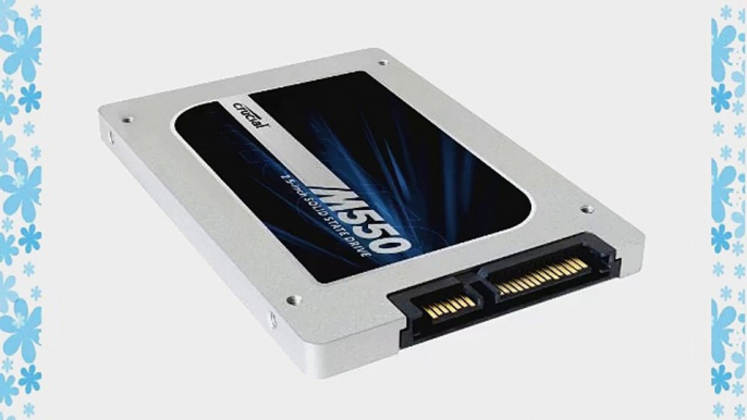 Crucial M550 1TB SATA 2.5 7mm (with 9.5mm adapter) Internal Solid State Drive CT1024M550SSD1