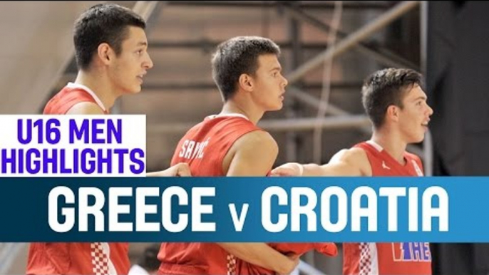 Greece - Croatia - Highlights - 1st Round - 2014 U16 European Championship