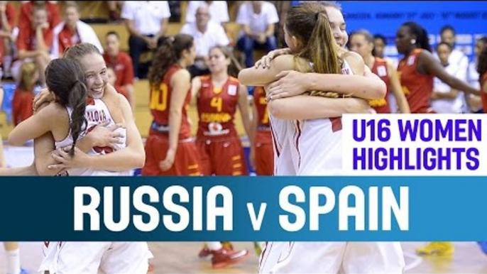 Russia v Spain - Highlights - Semi-Finals - 2014 U16 European Championship Women