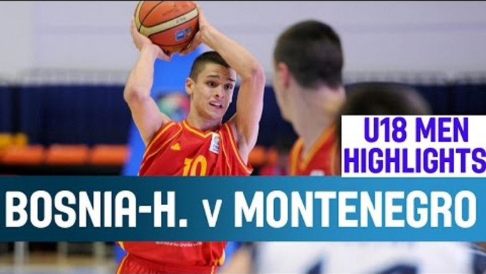 Bosnia and Herzegovina v Montenegro - Highlights – 2nd Round - 2014 U18 European Championship