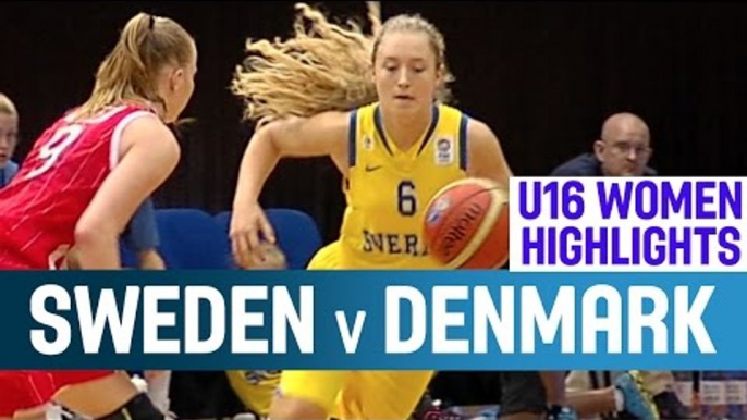 Sweden v Denmark - Highlights - 1st Round -2014 U16 European Championship Women