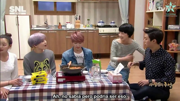 [SUB ESP] 150530 Onew y Taemin @ SNL 'Memorias de una fan sasaeng'