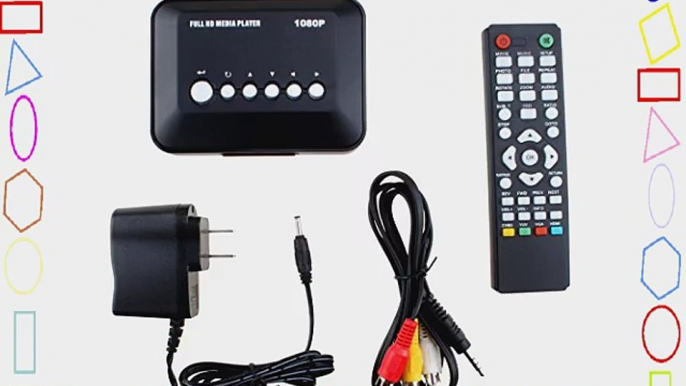 AGPtek? 1080P HD USB HDMI SD/MMC Multi TV Media Player Support All Kinds of Media Videos with