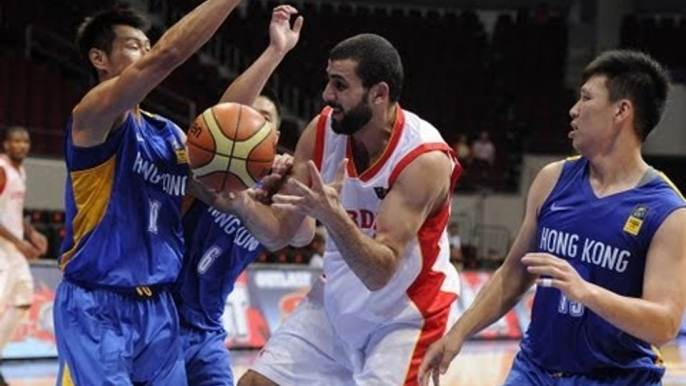 #FIBAAsia - Day 5: Jordan v Hong Kong (highlights)