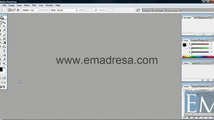 Adobe Photoshop CS2 Interface Basic Photoshop tutorials in URDU