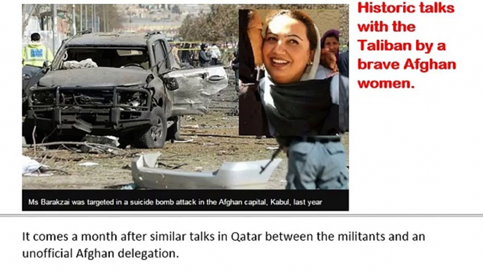 Afghanistan News_ Historic talks with the Taliban by brave Afghan women.