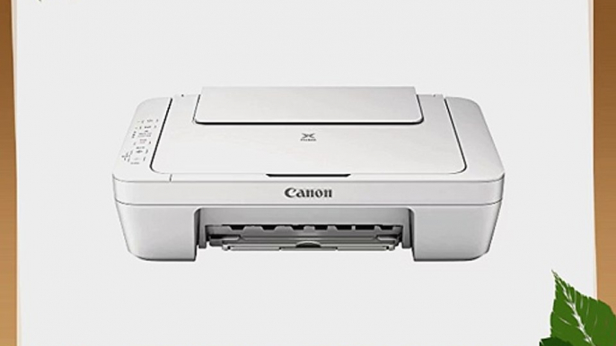 Canon Pixma MG2924 Wireless-MP Inkjet Photo All-In-One White Printer Ink/Paper Bundle