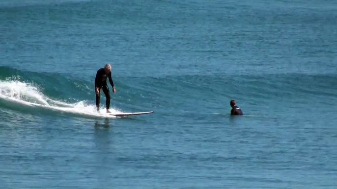 Surfing Port Waikato, New Zealand - 26 February 2013