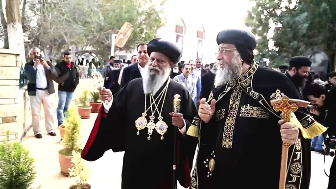 H.H. Abuna Mattias patriarch of the Ethiopian orthodox church visit to Cairo