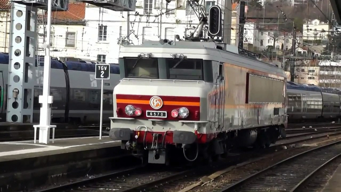 Trains Spéciaux "Fêtes des Lumières" - Lyon Perrache - CC 6570 & CC 6558 - 8 décembre 2012