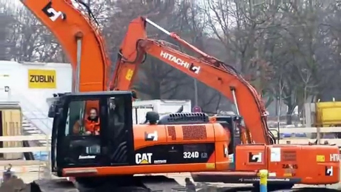 Erdbewegung Tiefbau Alsterufer Hamburg Teil 8 earthmoving