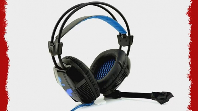 Sades A30 7.1 Surround Sound Effect USB Gaming Headset Headphone with Mic (Black)