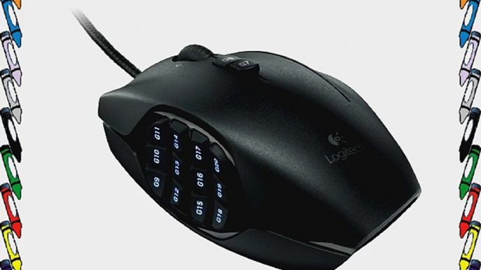 Logitech G600 MMO Gaming Mouse Black (910-002864)