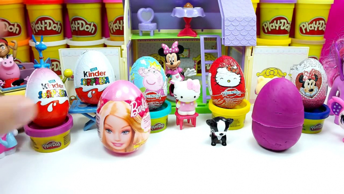 Peppa Pig Kinder Surprise Oeufs Lecture Doh Peppa Pig français