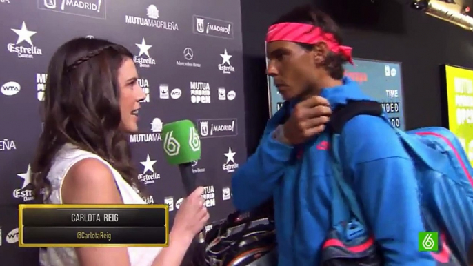 Rafael Nadal Pre-match interview / SF Madrid Open 2015