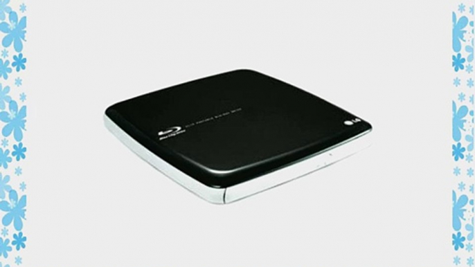 LG CP40NG10 Black 6X External Slim Combo Blu-ray Drive/DVDRW USB2.0 3D Blu-ray Playbook