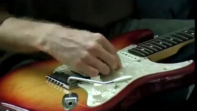 Fender Stratocaster: Electric Guitar Setup : How to Remove Guitar Strings: Fender Strat