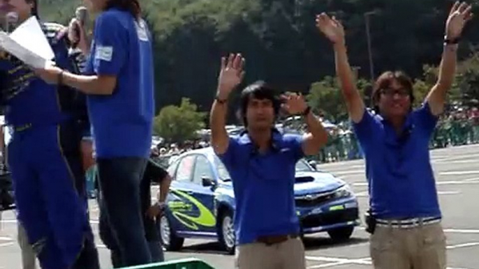 スバル ファン!ファン! フェスティバル in 宇都宮　PWRC新井選手デモラン&SUBARU205B