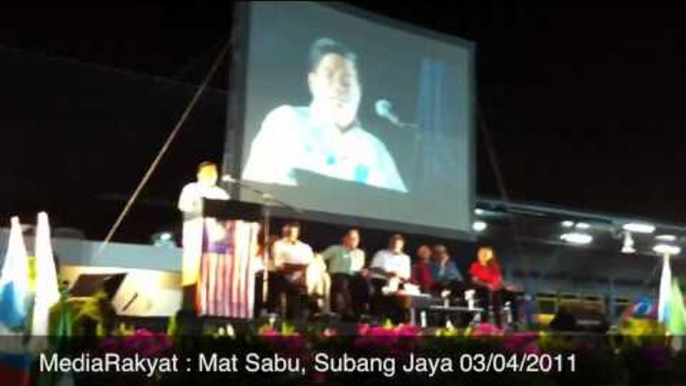 MediaRakyat Newsflash: Mat Sabu at Subang Jaya 03/04/2011