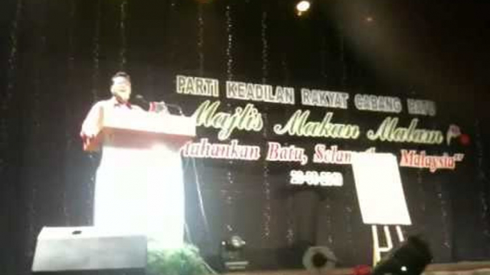 MediaRakyat News Flash: Khalid Ibrahim At Batu PKR Dinner