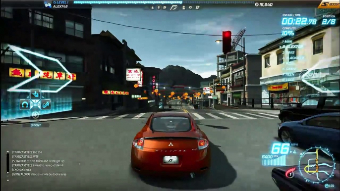 NFS World free game for PC HD gameplay @ Max Settings