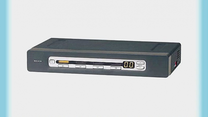 Belkin F1DA104T Omniview 4-Port Pro2 OSD PS2/USB Opt Rack Kit/1u KVM Switch