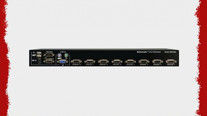 Tripp Lite B042-008 8-Port 1U Rackmount USB PS2 KVM Switch with On-Screen Display