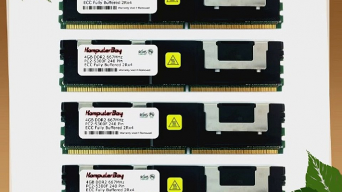 Komputerbay 16GB (4x 4GB) DDR2 PC2-5300F 667MHz CL5 ECC Fully Buffered FB-DIMM (240 PIN) 16