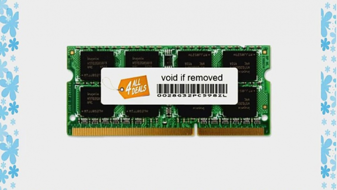 8GB 2X4GB RAM Memory 4 Apple MacBook Pro 13.3 Intel Core 2 Duo 2.26 MC207LL/A (DDR3-1066MHz