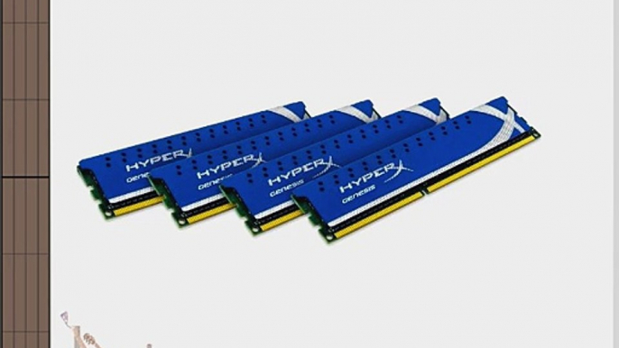 Kingston Hyper X Genesis 16GB Kit (4x4GB Modules) 2133MHz DDR3 Non-ECC CL11 DIMM XMP Desktop