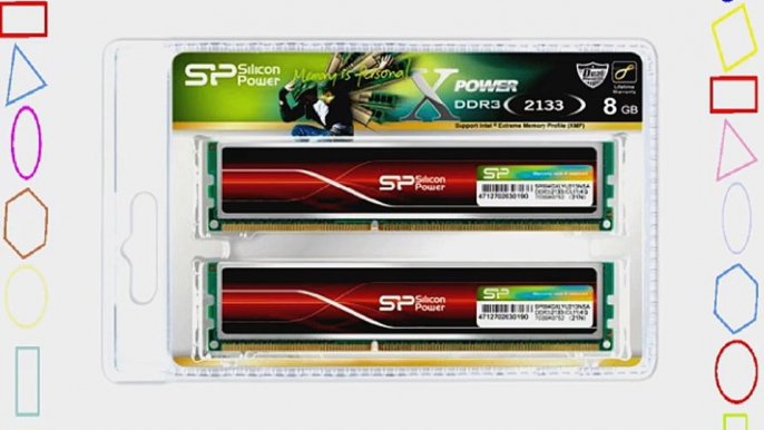 Silicon Power X-Power 8GB (2x4GB) DDR3 2133 MHz (PC3 17000) Desktop Memory SP008GXLYU213NDA